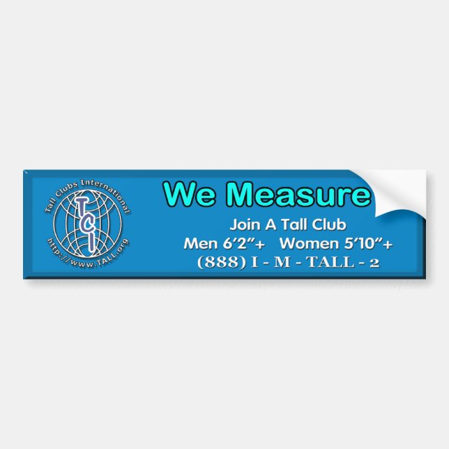 TCI Bumper Sticker (Front)