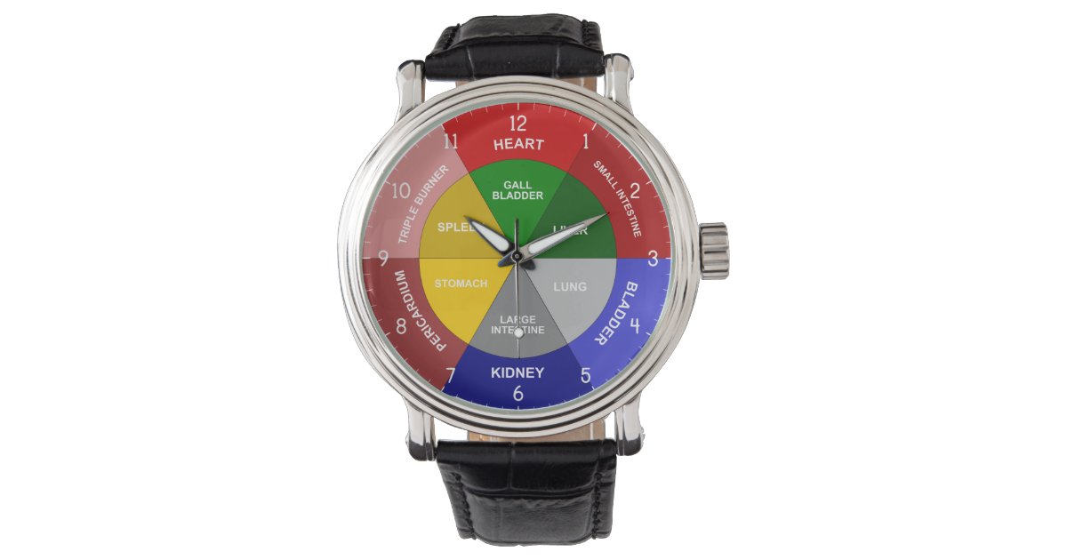 TCM Clock - Chinese Organ Clock - TCM Body Clock Watch | Zazzle