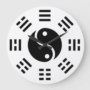 TCM Eternal Flow Yin Yang Clinical Harmony Large Clock