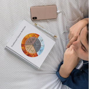 TCM Five Elements Meridian Wellness Journal Planner