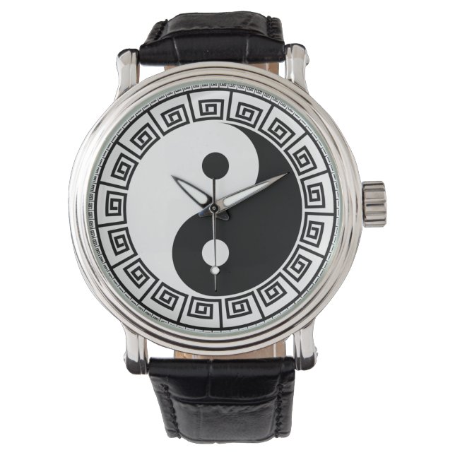TCM Zen Balance Greek Key Watch (Front)