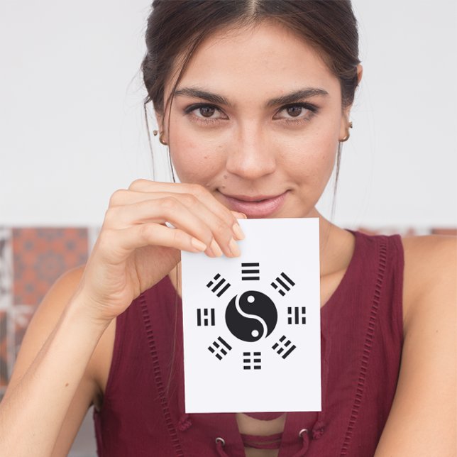 TCM Zen Balance Yin Yang Ba Gua Harmony Postcard (Creator Uploaded)