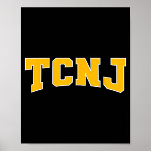 Tcnj The College Of New Jersey Apparel Srts Fan Poster