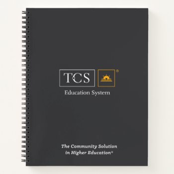 Tcs Spiral Notebook by TCS_Ed_System at Zazzle