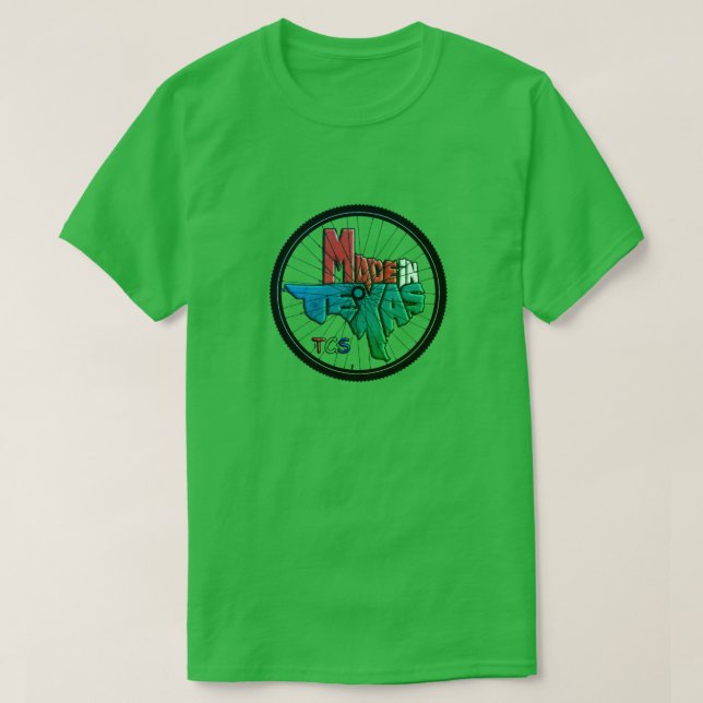 TCS Texas Green T-Shirt (Design Front)