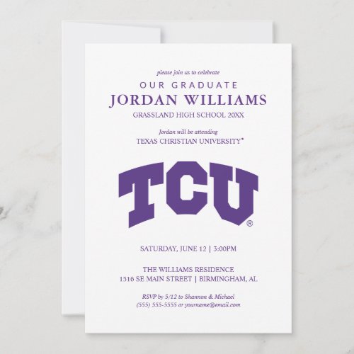 TCU ANNOUNCEMENT