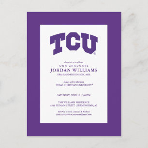 TCU ANNOUNCEMENT POSTCARD