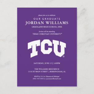 TCU ANNOUNCEMENT POSTCARD