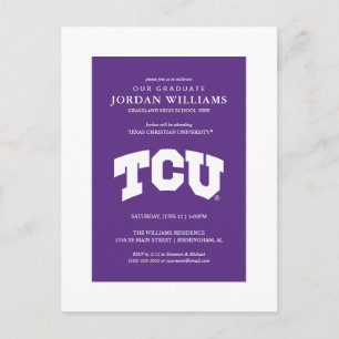 TCU ANNOUNCEMENT POSTCARD