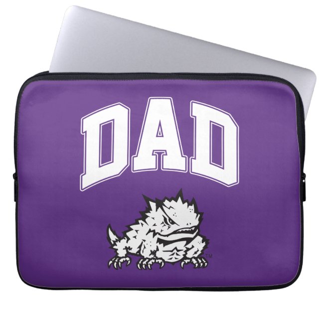 TCU Dad Laptop Sleeve (Front)