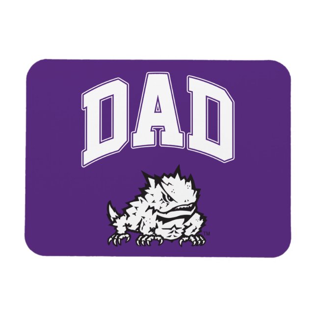 TCU Dad Magnet (Horizontal)