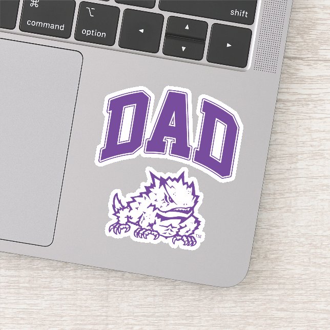 TCU Dad Sticker (Detail)