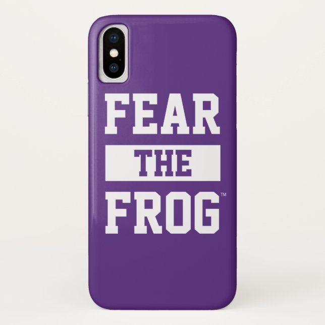 TCU Fear The Frog Case-Mate iPhone Case (Back)