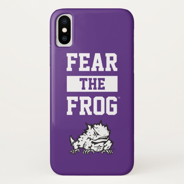 TCU Fear The Frog Case-Mate iPhone Case (Back)