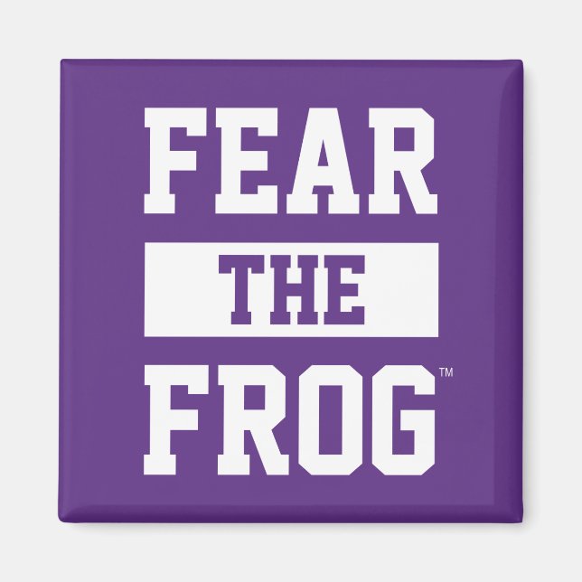 TCU Fear The Frog Magnet (Front)