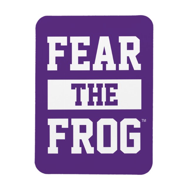 TCU Fear The Frog Magnet (Vertical)