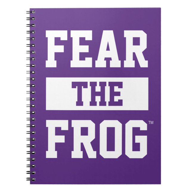 TCU Fear The Frog Notebook (Front)