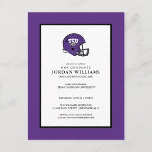 TCU Football Announcement Postcard