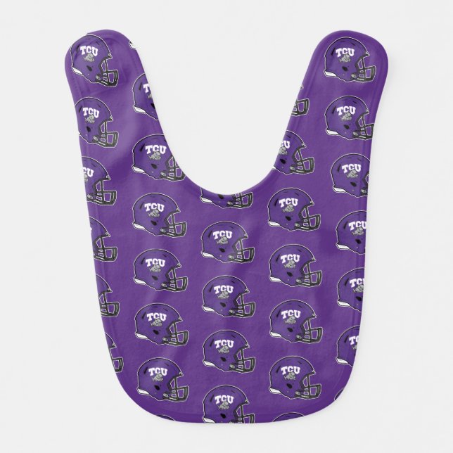 TCU Football Baby Bib (Front)