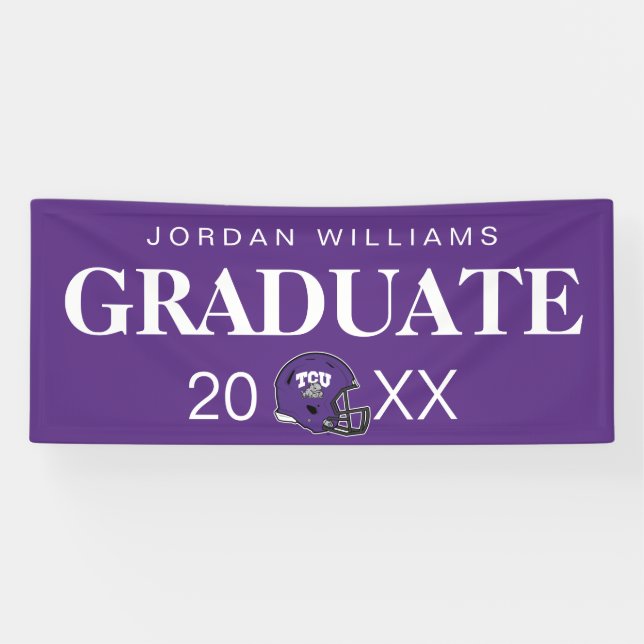 TCU Football Banner (Horizontal)