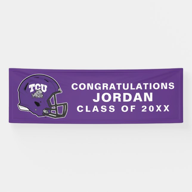 TCU Football Banner (Horizontal)