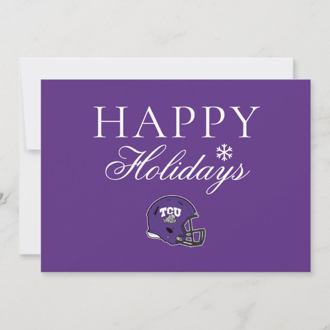 TCU Football Holiday Card (Front)