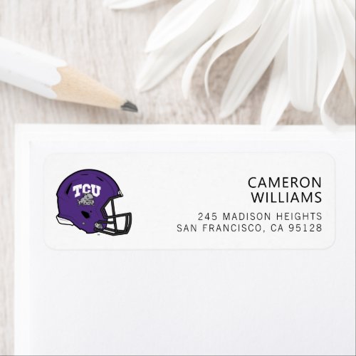 TCU Football Label