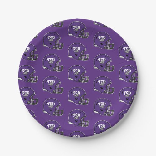 TCU Football Paper Plates