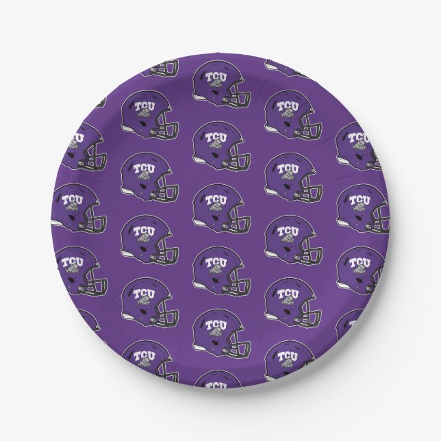 TCU Football Paper Plates (Front)
