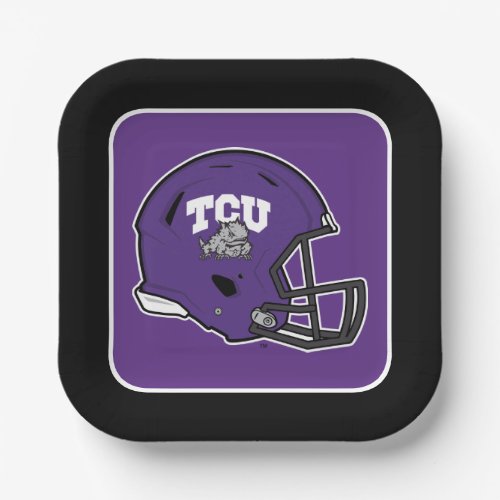 TCU Football Paper Plates