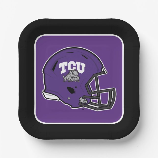 TCU Football Paper Plates (Front)