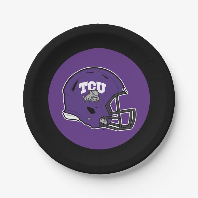 TCU Football Paper Plates (Front)