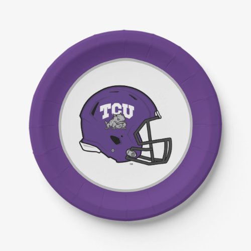 TCU Football Paper Plates