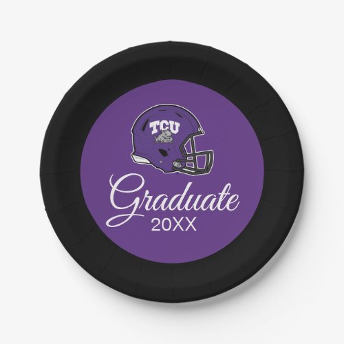 TCU Football Paper Plates