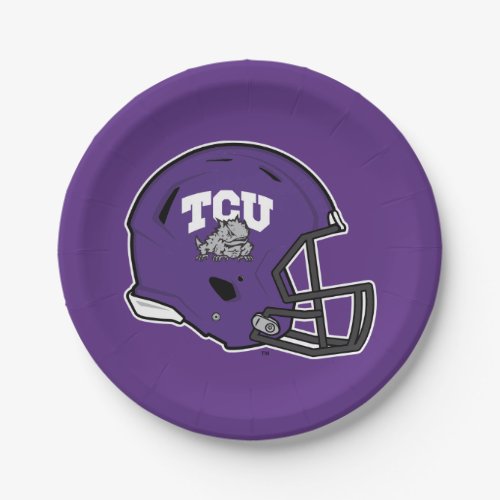 TCU Football Paper Plates