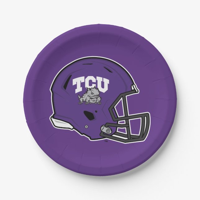 TCU Football Paper Plates (Front)