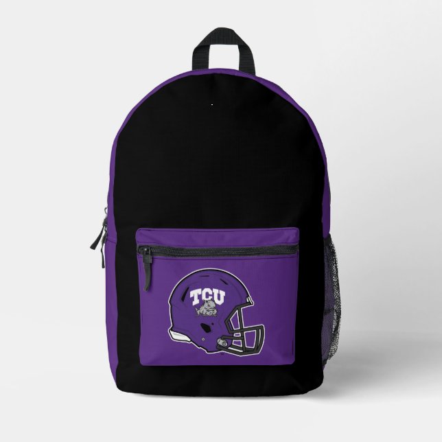 TCU Football Printed Backpack (Front)