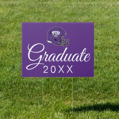 TCU Football Sign