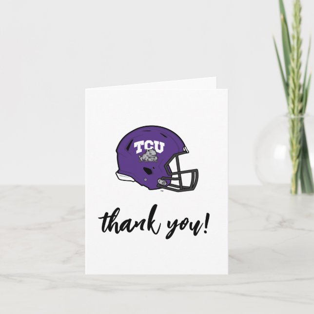 TCU Football Thank You Card (Front)