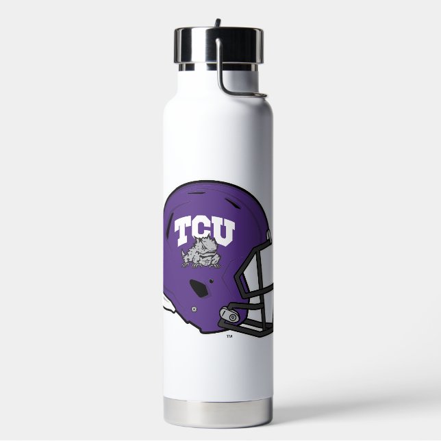 TCU Football Water Bottle (Left)