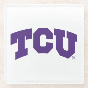 TCU GLASS COASTER