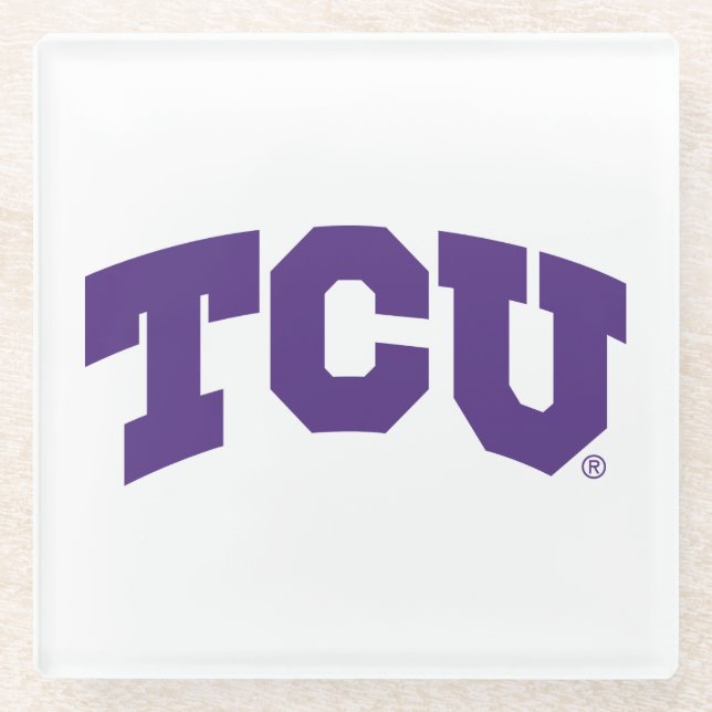 TCU GLASS COASTER (Front)