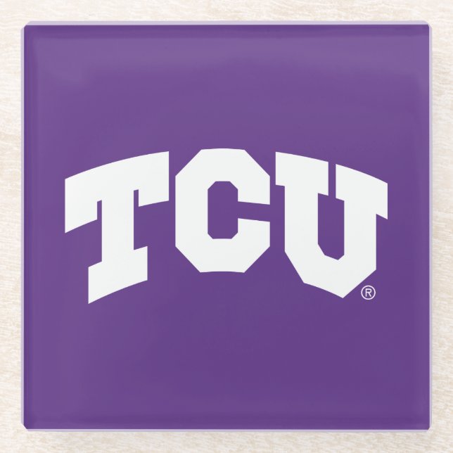 TCU GLASS COASTER (Front)