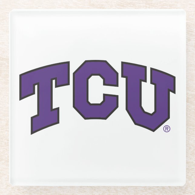 TCU GLASS COASTER (Front)