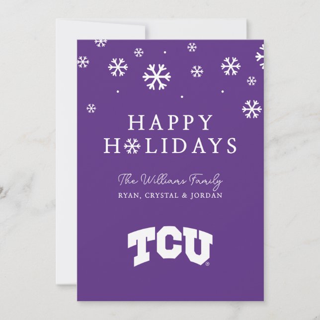 TCU HOLIDAY CARD (Front)