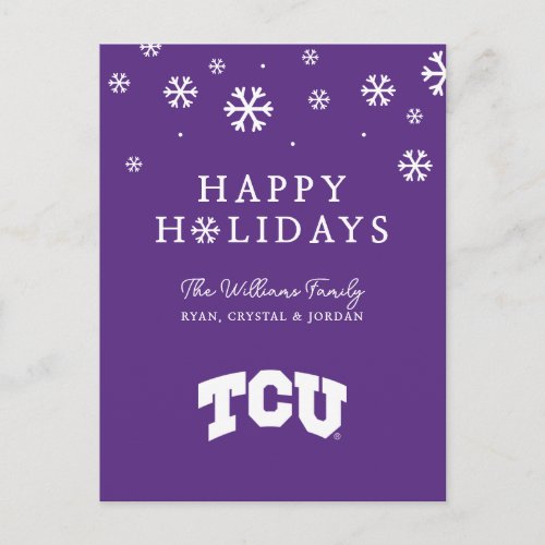 TCU HOLIDAY POSTCARD