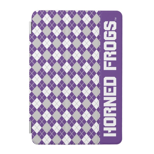 TCU Horned Frogs | Argyle iPad Mini Cover (Front)