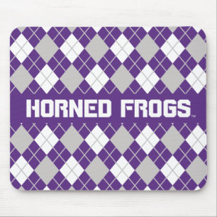 TCU Horned Frogs Argyle Mouse Pad