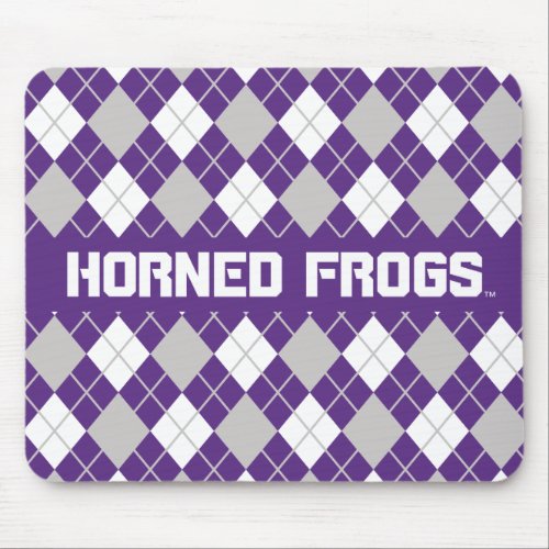 TCU Horned Frogs  Argyle Mouse Pad