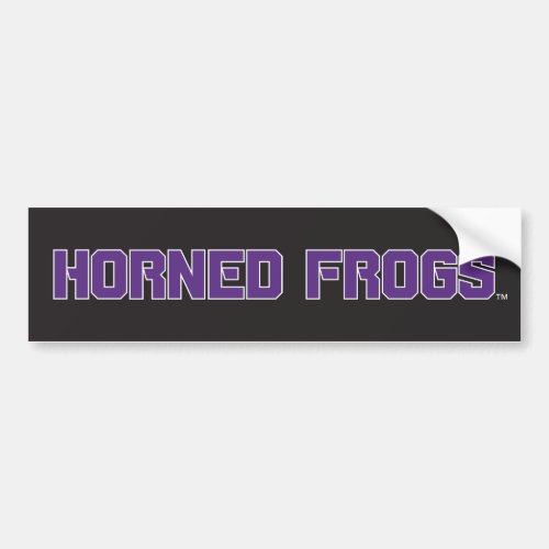 TCU Horned Frogs Bumper Sticker